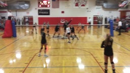 Green Lake/Princeton volleyball highlights Laconia High School