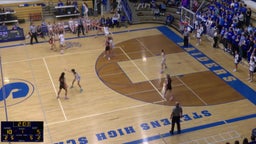 Stevens girls basketball highlights Huron High School