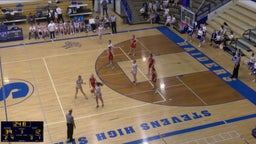 Stevens girls basketball highlights Rapid City Central High School