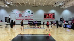 Marshall volleyball highlights Hallsville