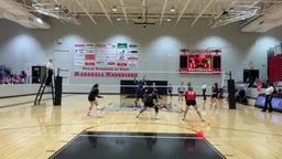 Marshall volleyball highlights Sulphur Springs