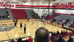 Sioux City East girls basketball highlights Le Mars High School