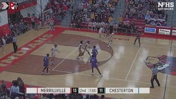 Chesterton basketball highlights Merrillville High School