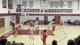 Dedham basketball highlights Holliston High School