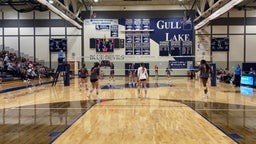 Portage Northern volleyball highlights Gull Lake High School