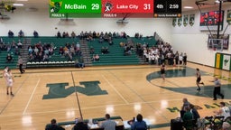 Lake City basketball highlights McBain High School