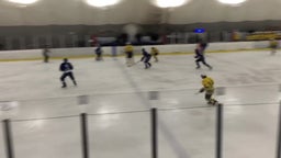Pelham Memorial ice hockey highlights Saratoga Springs High School
