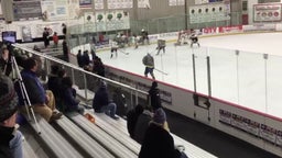 Pelham Memorial ice hockey highlights John Jay High School (Cross River)