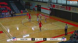 Manton girls basketball highlights Kingsley High School