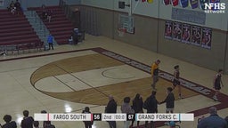 Grand Forks Central basketball highlights Fargo South High School