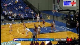 Fargo Davies girls basketball highlights Bismarck Legacy