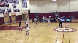 Notre Dame Catholic girls basketball highlights Trumbull High School