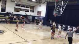 Notre Dame Catholic girls basketball highlights Masuk High School