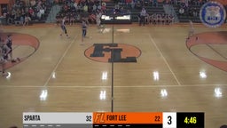 Fort Lee basketball highlights Sparta High School