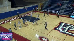 High Point Christian Academy basketball highlights Providence Day