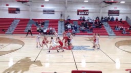 Wapakoneta girls basketball highlights New Knoxville High School