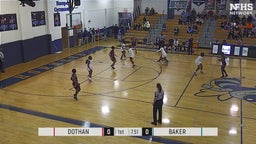 Dothan girls basketball highlights Baker High School