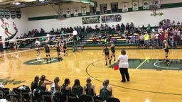 Holdingford volleyball highlights Maple Lake