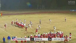 Byhalia football highlights Manassas High School