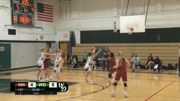 Haddon Heights girls basketball highlights West Deptford High School