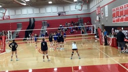 South Border co-op [Wishek/Ashley] volleyball highlights Kindred High School