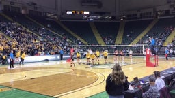 Monroeville volleyball highlights New Bremen High School