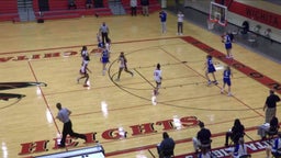 Kapaun Mt. Carmel girls basketball highlights Wichita Heights High School