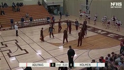 Holmen basketball highlights Aquinas