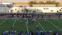 Xavier Delgado's highlights Canyon Springs High School