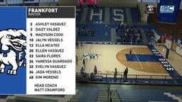 Frankfort girls basketball highlights Crawfordsville High School
