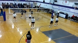 St. John's volleyball highlights Academy of the Holy Cross