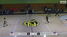 Leonard basketball highlights The King's Academy