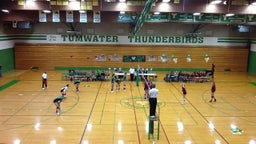 Tumwater (WA) Volleyball highlights vs. Capital high