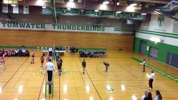 Tumwater (WA) Volleyball highlights vs. Black Hills #2