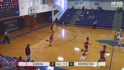 Remington basketball highlights Eureka High School