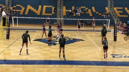 Western Michigan Christian volleyball highlights Grand Haven High School
