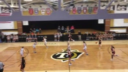 Johnson County Central girls basketball highlights Nebraska Christian High School