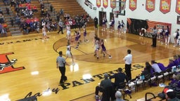 Hallsville girls basketball highlights Macon High School