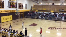 Cibola girls basketball highlights Sandia High School