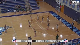 Roswell girls basketball highlights Blessed Trinity High School