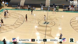 Roswell girls basketball highlights Alpharetta High School