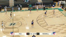 Roswell girls basketball highlights Fellowship Christian School