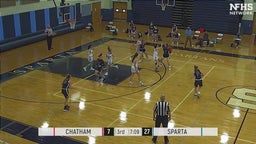 Chatham girls basketball highlights Sparta High School