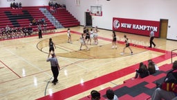 New Hampton girls basketball highlights Wapsie Valley High School