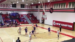 New Hampton girls basketball highlights Decorah High School