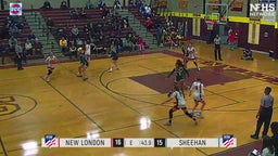 Sheehan girls basketball highlights New London High School