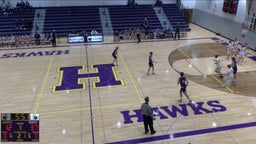 Hampton basketball highlights Deshler High School