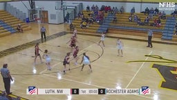 Adams girls basketball highlights Lutheran Northwest High School