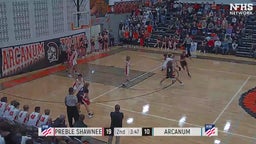 Arcanum basketball highlights Preble Shawnee High School