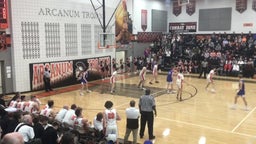 Arcanum basketball highlights Brookville High School